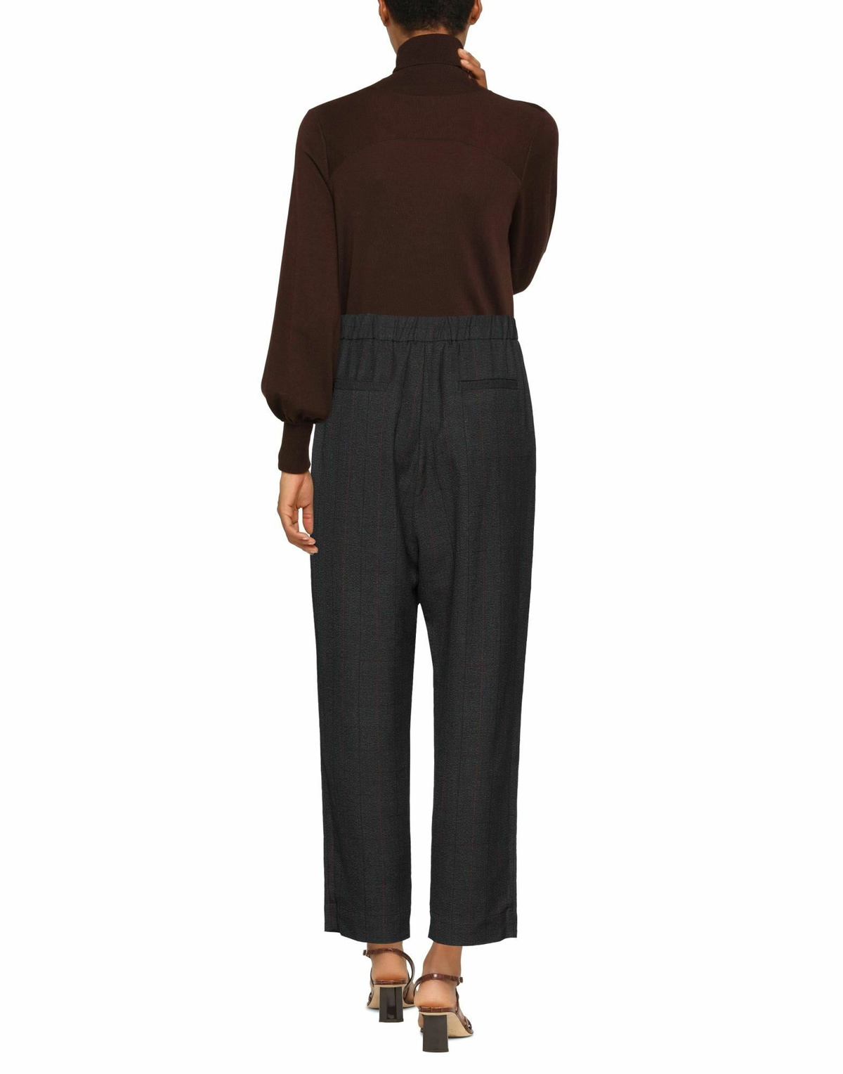 Alessia Santi Womens Pants in Black