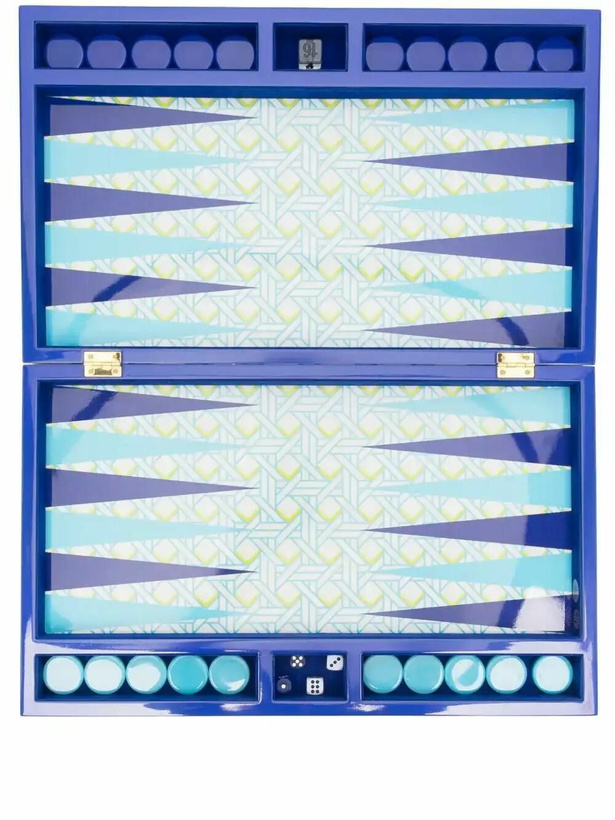 Photo: Jonathan Adler Basketweave Backgammon Set