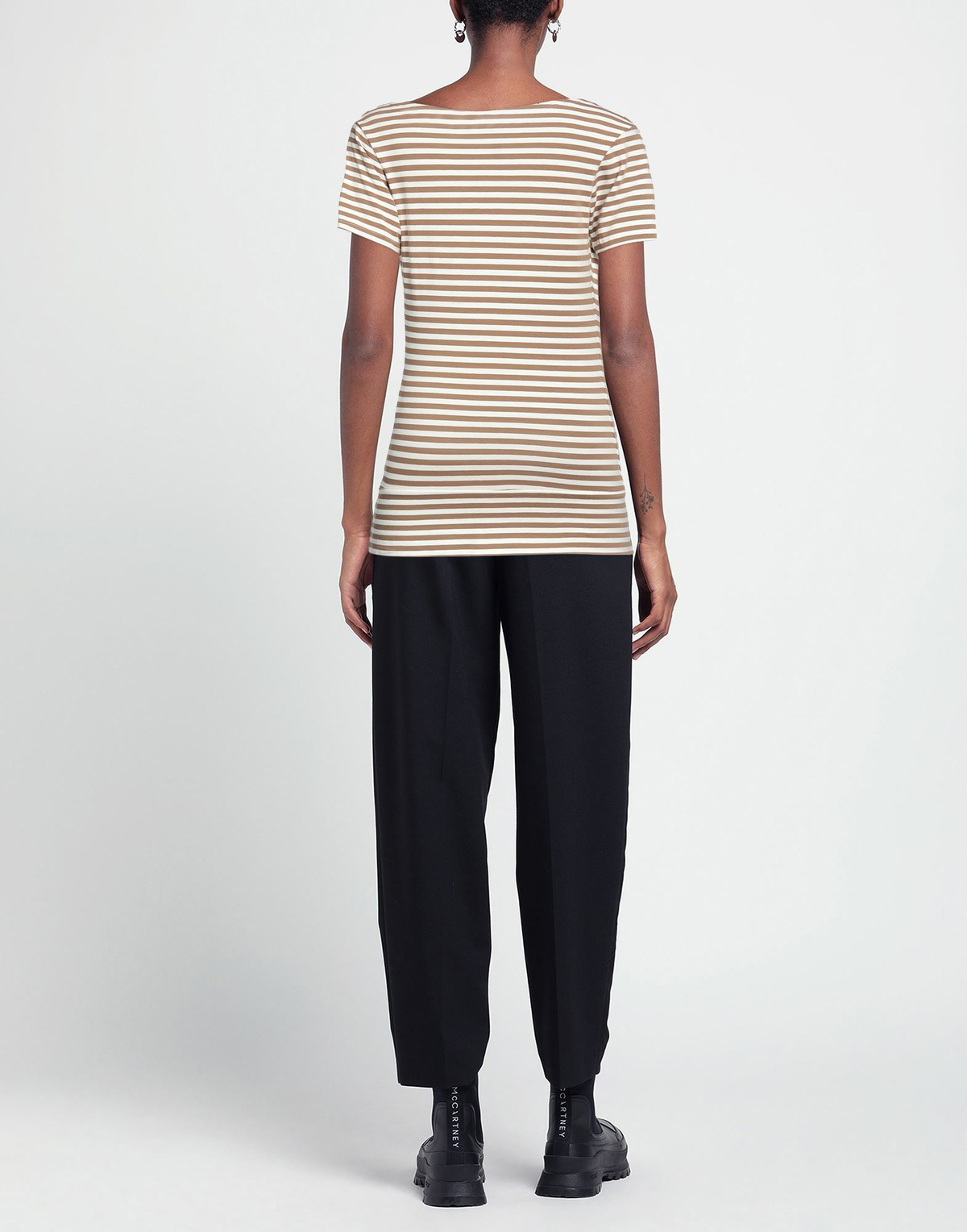 Manila Grace Womens T-shirt Khaki