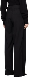 LOW CLASSIC Black Wide-Leg Trousers