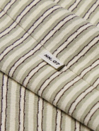 NN07 - Lionel 30046 Striped Cotton-Jersey T-Shirt - Green