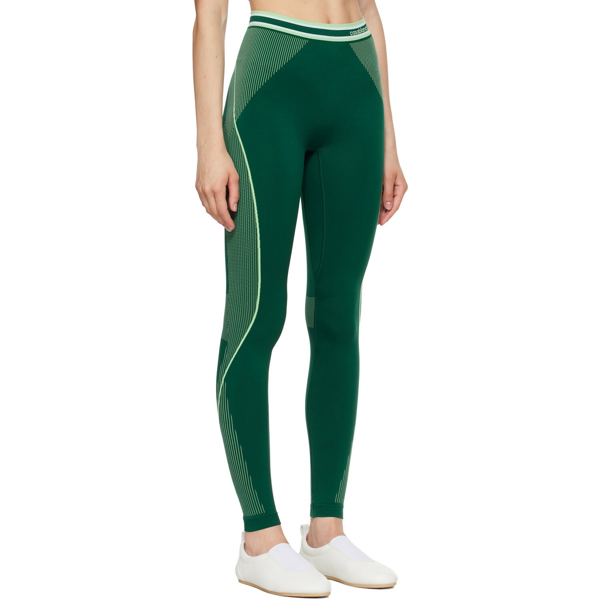 Casablanca Green Seamless Leggings