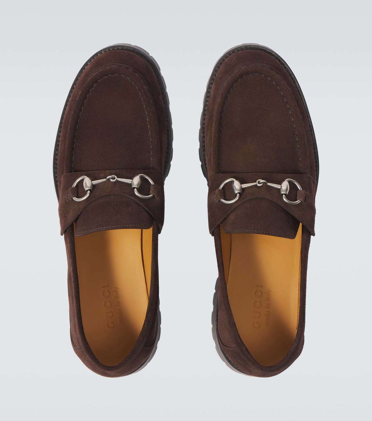 Gucci Horsebit suede loafers