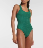Hunza G Domino shirred swimsuit