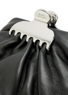 Marc Jacobs The Claw Clip Small Leather Clutch - Black - One Size