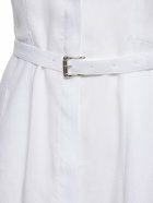 GABRIELA HEARST Durand Sleeveless Long Linen Shirt Dress