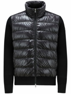 MONCLER - Ultra-fine Wool & Rainwear Cardigan