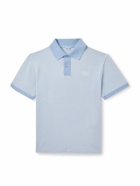 LOEWE - Logo-Embroidered Cotton-Piqué Polo Shirt - Blue