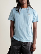 Stone Island - Logo-Appliquéd Cotton-Jersey T-Shirt - Blue