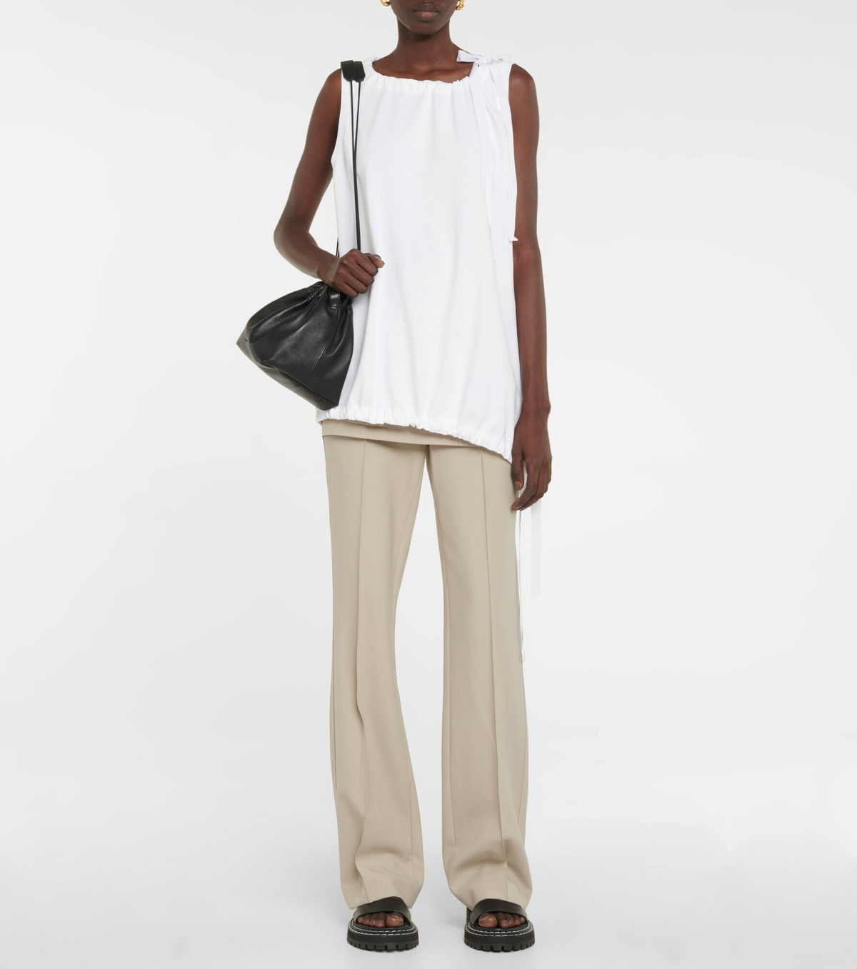 Sportmax - Beato cotton jersey top