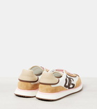 Dolce&Gabbana DG Cushion suede-trimmed sneakers