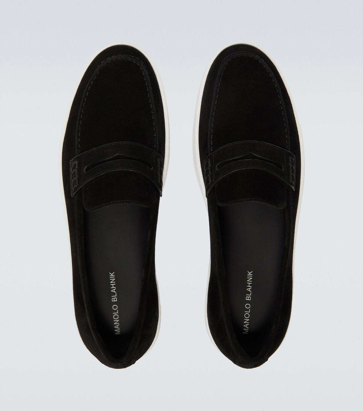 Manolo Blahnik Ellis suede loafers