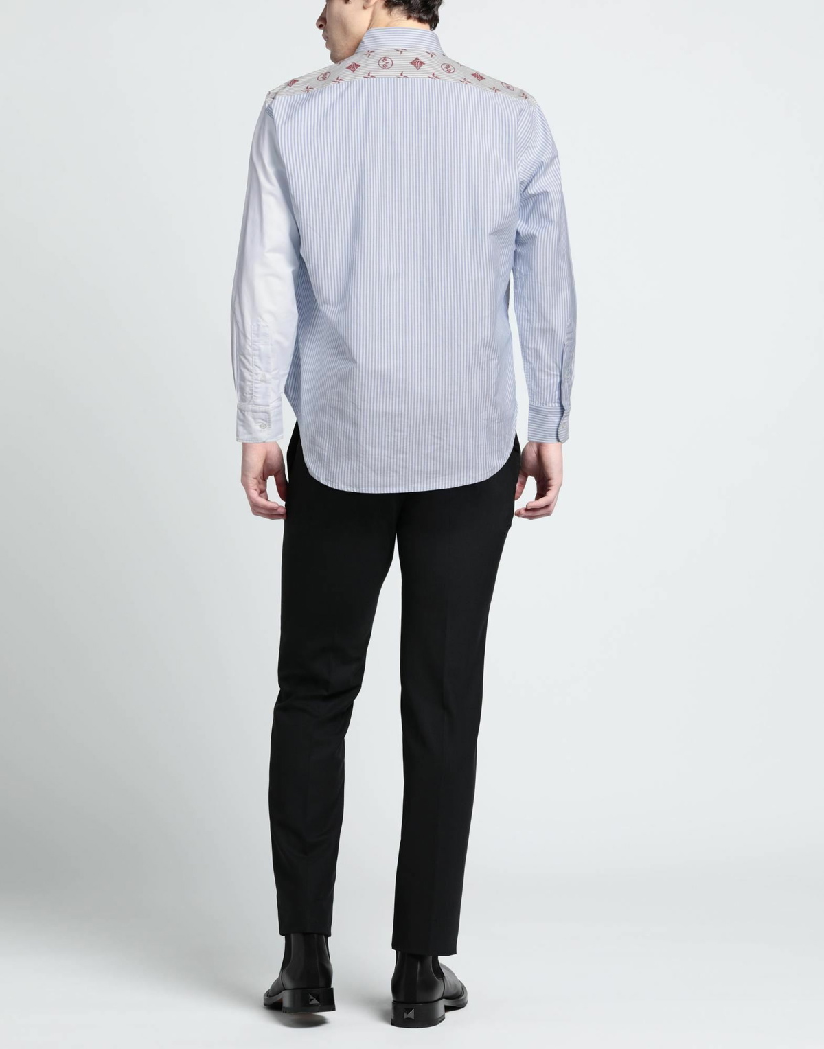 Aries Mens Shirt Sky in Blue
