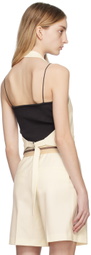Helmut Lang Off-White Halter Vest