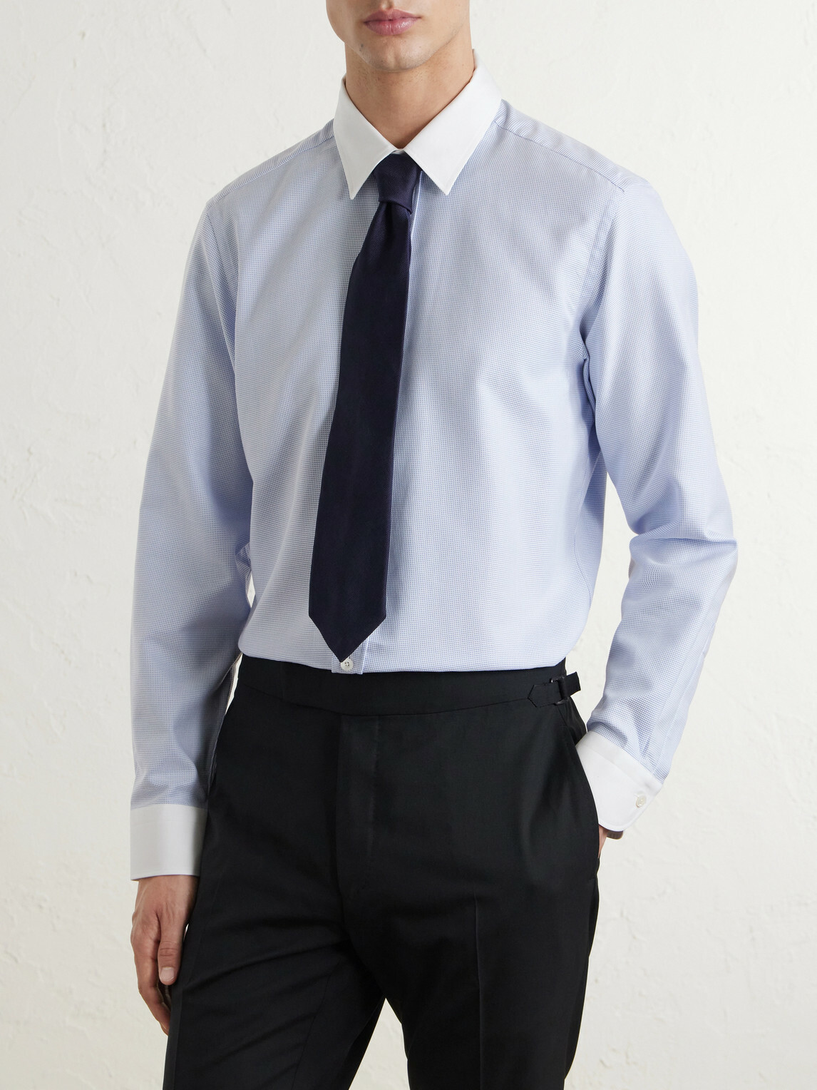 TOM FORD - Silk Shirt - Blue