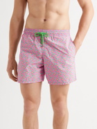 VILEBREQUIN - Moorea Printed Mid-Length Swim Shorts - Pink