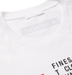 Helmut Lang - Slim-Fit Logo-Print Cotton-Jersey T-Shirt - Men - White