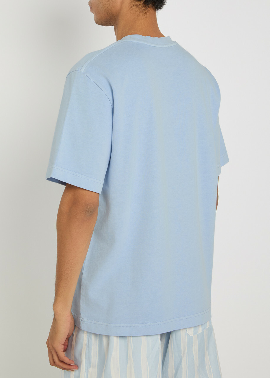 Jacquemus Le Tshirt Pigmento Cotton T-shirt Blue