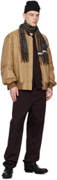 Undercover Brown Toggle Tabs Trousers