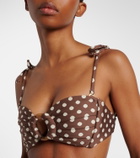 Montce Vivian polka-dot bikini top