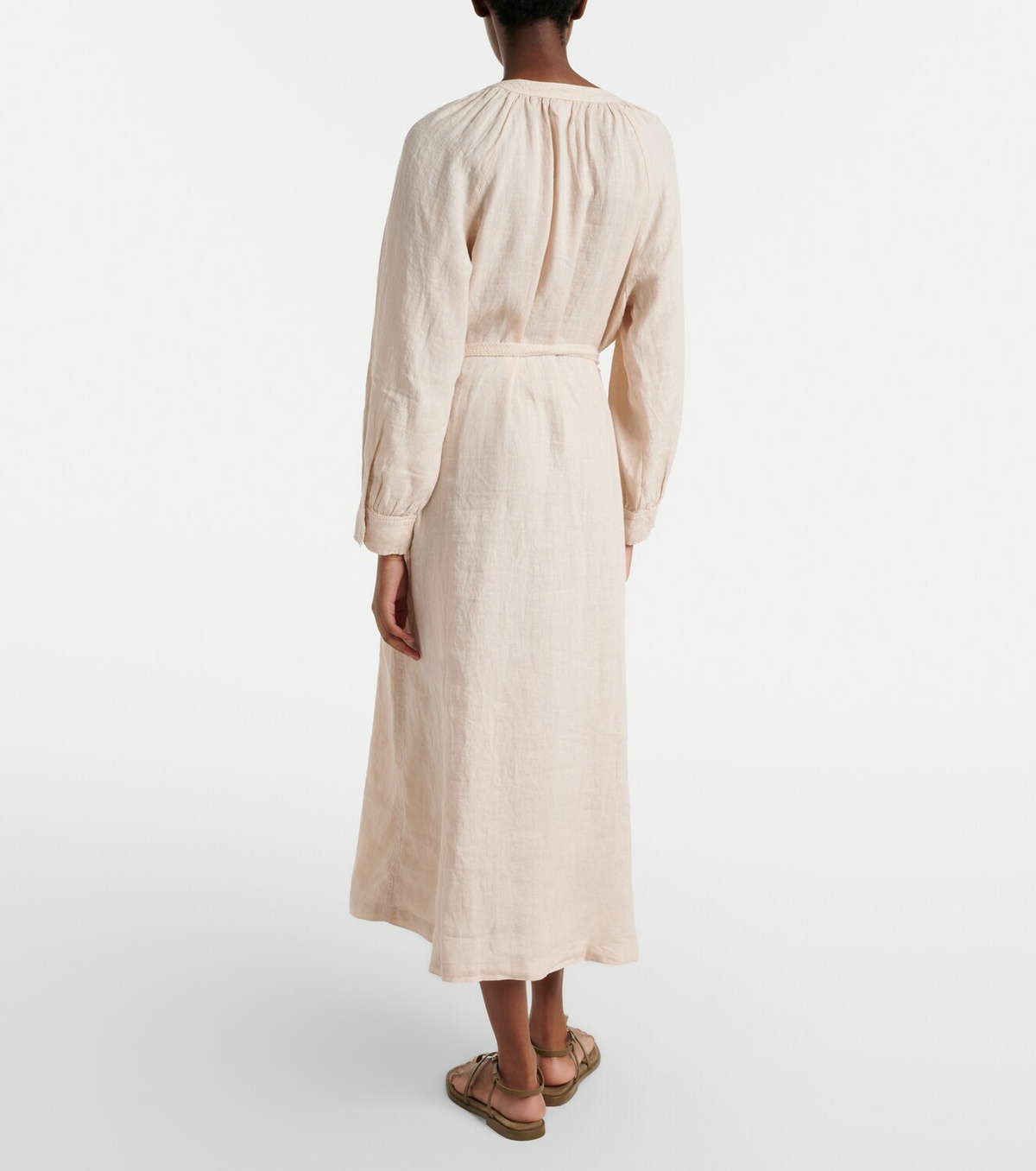 Velvet Dakota linen maxi dress