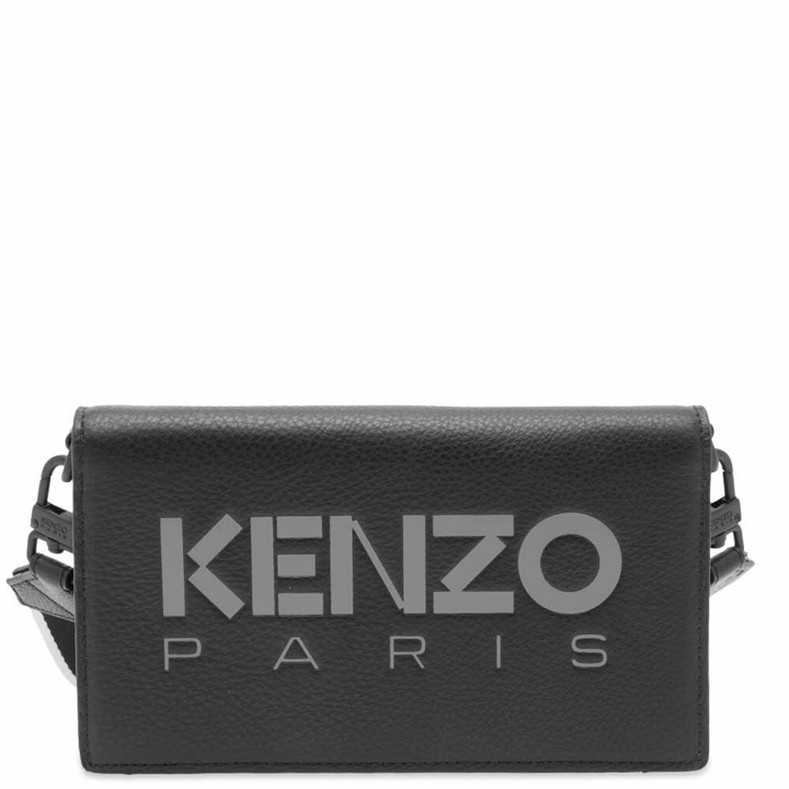 Photo: Kenzo Men's Logo Small Side Bag in Black