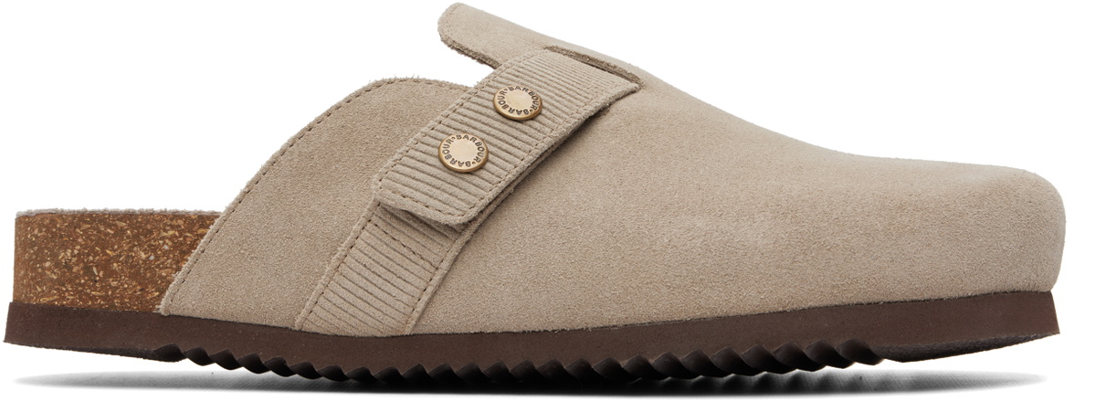 Barbour Taupe Bowman Slip-on Loafers