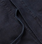 visvim - Lhamo Brushed-Cotton Overshirt - Blue