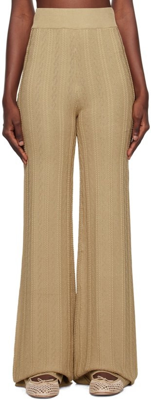 Photo: REMAIN Birger Christensen Brown Straight Pants