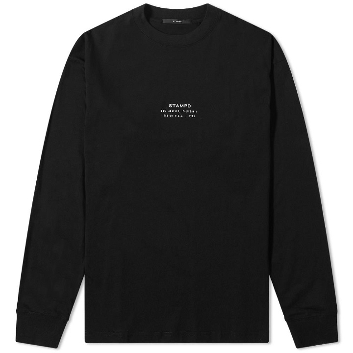Photo: Stampd Stacked Logo Long Sleeve Tee
