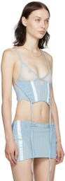 ORIENS SSENSE Exclusive Blue Neptune Tank Top