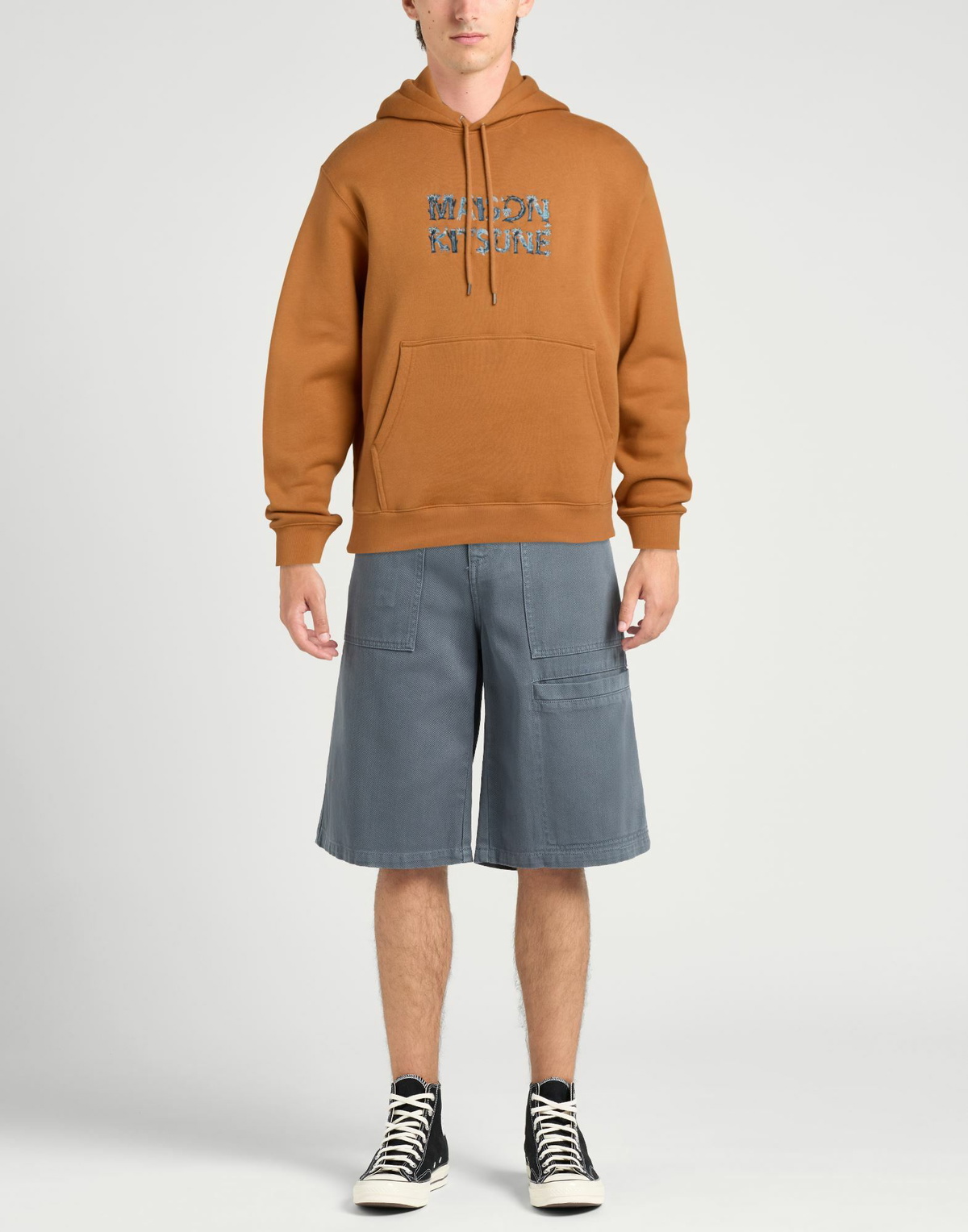 Maison Kitsuné Mens Sweatshirt Camel