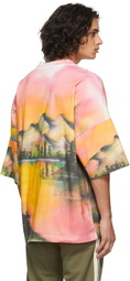 Palm Angels Multicolor Loose Mountain Panorama T-Shirt