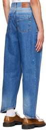 ADER error Blue Pleated Jeans