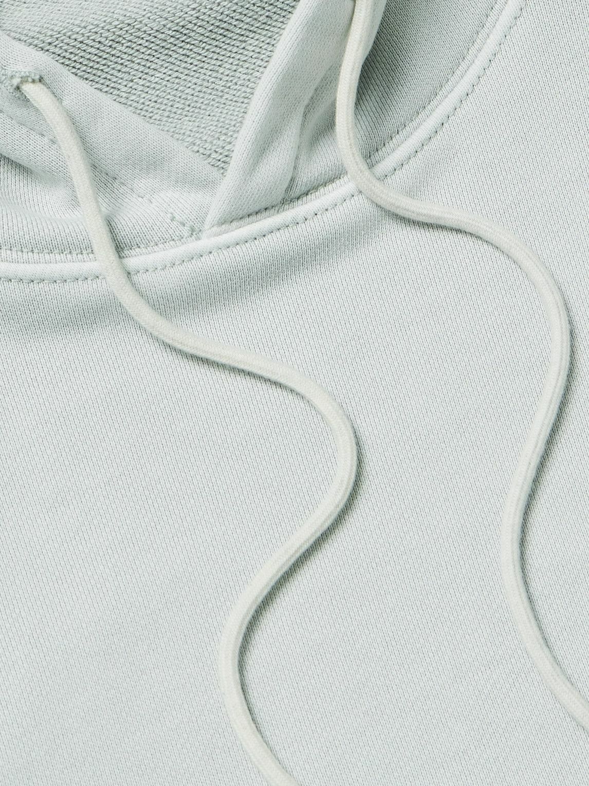 Amomento - Garment-Dyed Cotton-Jersey Hoodie - Green