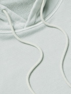 Amomento - Garment-Dyed Cotton-Jersey Hoodie - Green