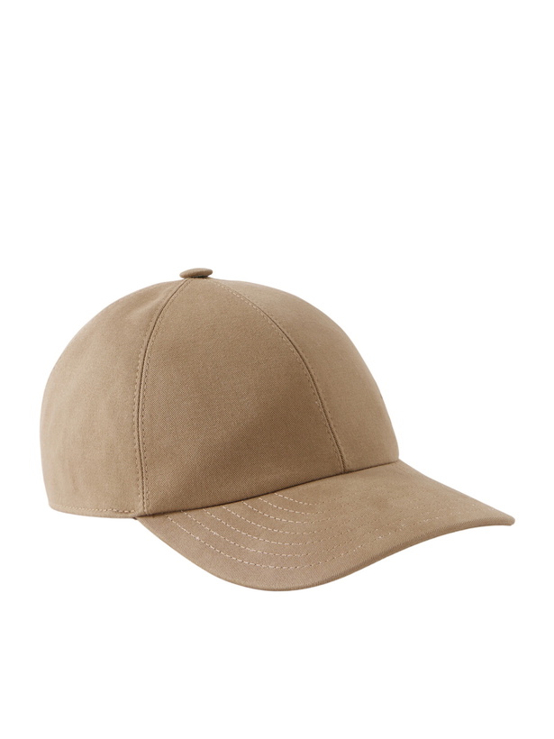 Photo: Purdey - Logo-Embroidered Cotton-Twill Baseball Cap - Brown