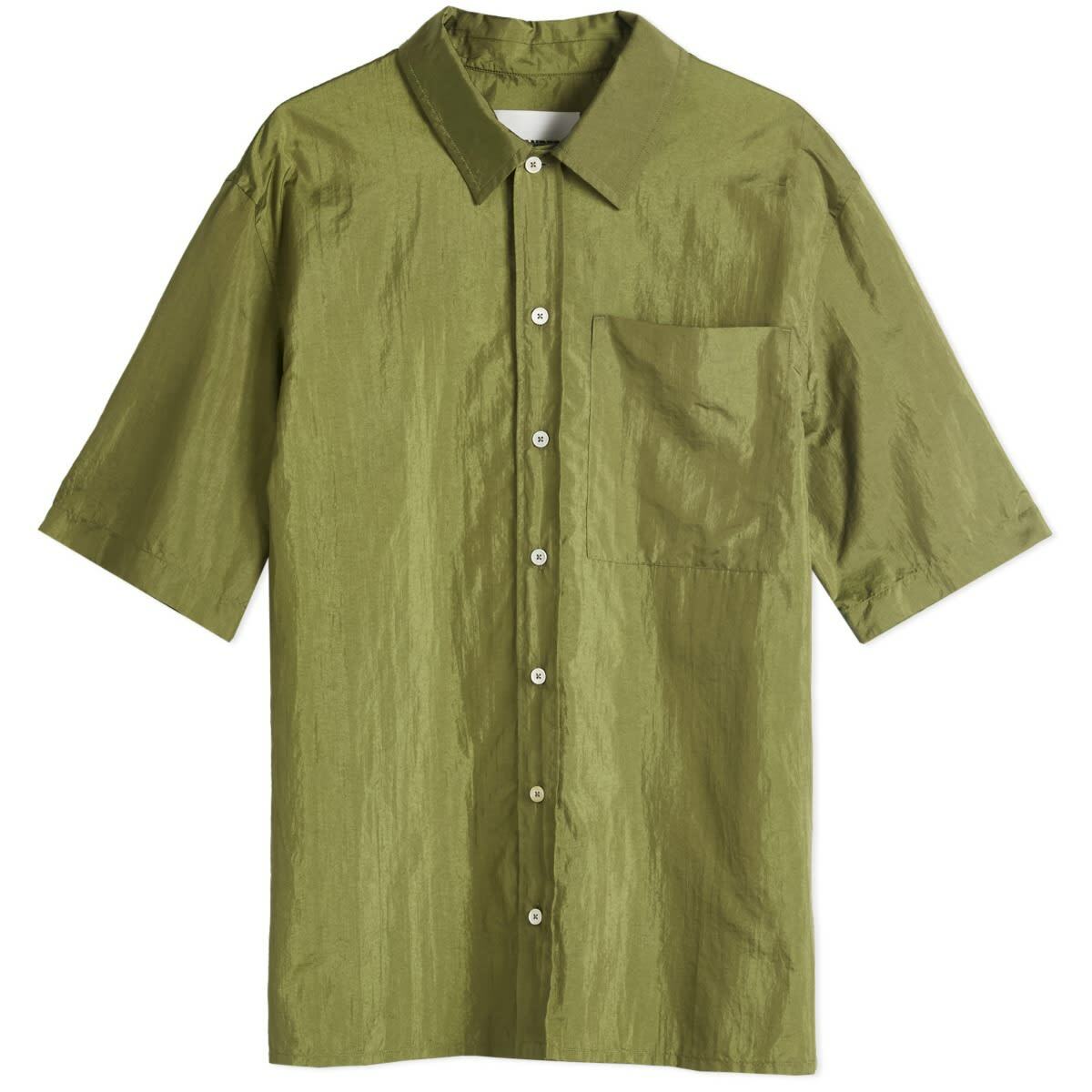 Jil Sander+ Men's Jil Sander Plus Pocket Vacation Shirt in Black