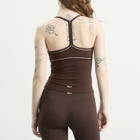 TALA Women's DayFlex Contrast Sweetheart Vest in Chestnut Brown