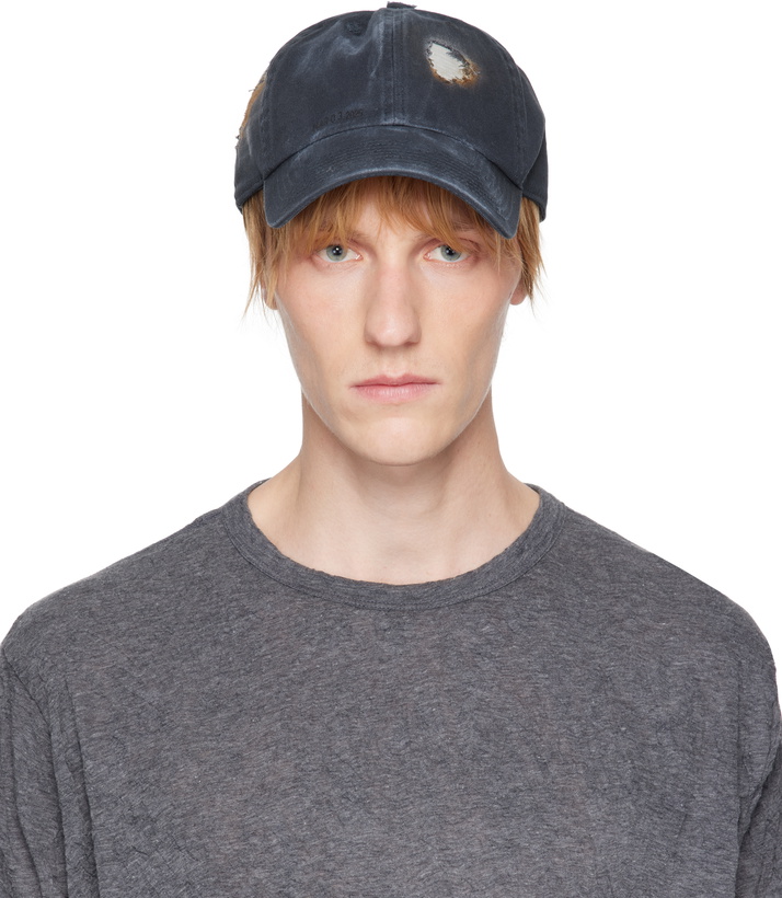 Photo: Apartment 1007 SSENSE Exclusive Navy Distressed Cap