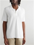 Jacquemus - Logo-Jacquard Piqué Polo Shirt - White