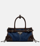 Prada Prada Bonnie Small denim top-handle bag