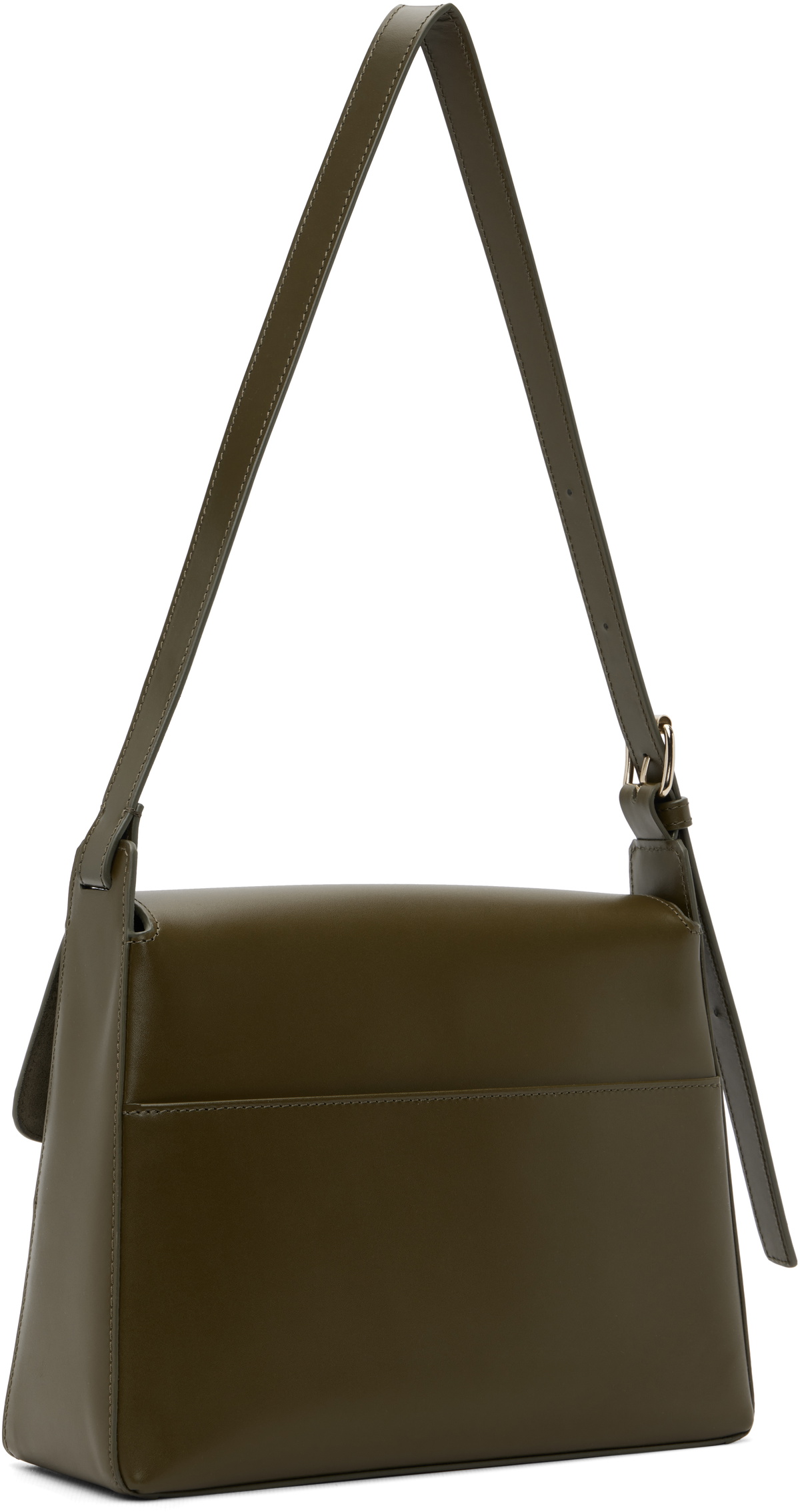 A.P.C. Khaki Virginie Flap Bag