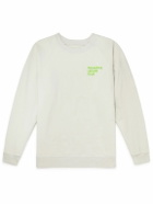 Pasadena Leisure Club - Logo-Print Cotton-Jersey Sweatshirt - Gray