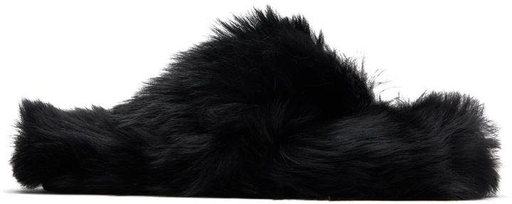 Photo: Acne Studios Black Shearling Sandals