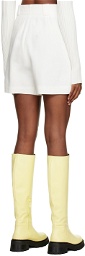 SIR. White Clemence Tailored Shorts