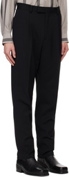 WACKO MARIA Black Pleated Trousers