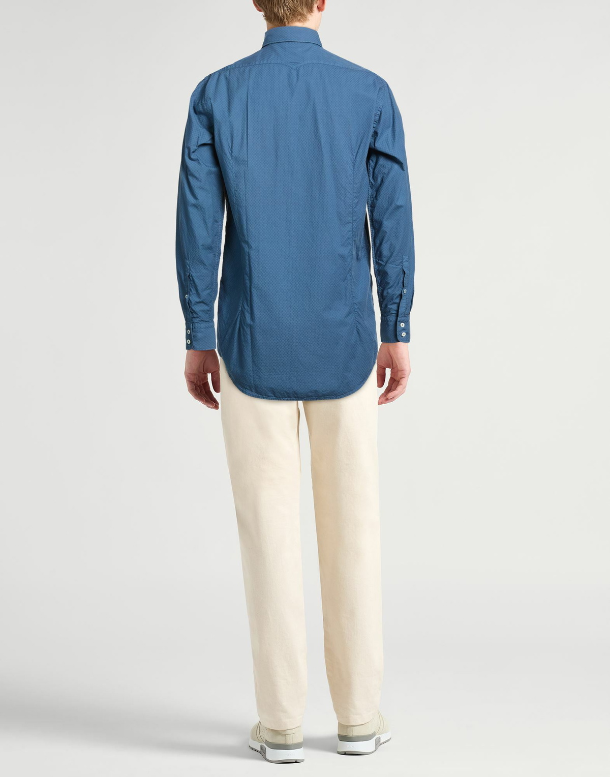Massimo Alba Mens Shirt Azure