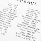 Versace Tour Date Tee