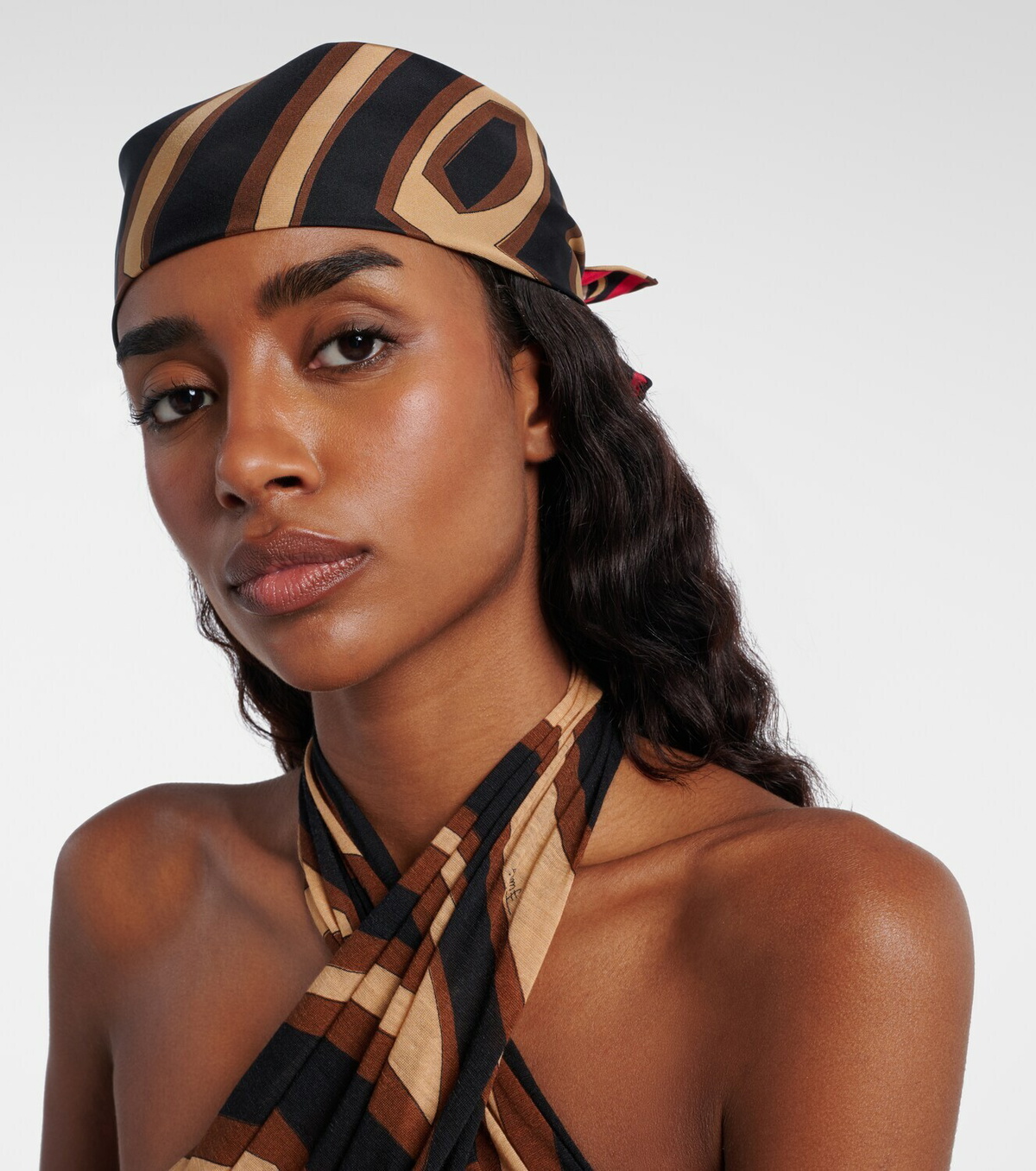 Pucci Labirinto silk twill scarf